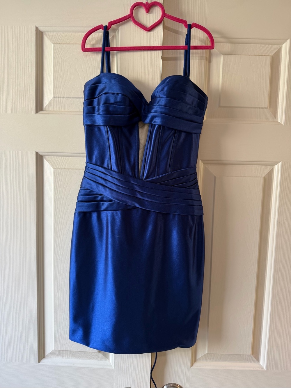 Blue Abby Paris corset dress